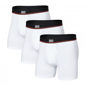 Saxx Non-Stop Stretch Cotton 3-Pack Underwear | 7968-PYLQC