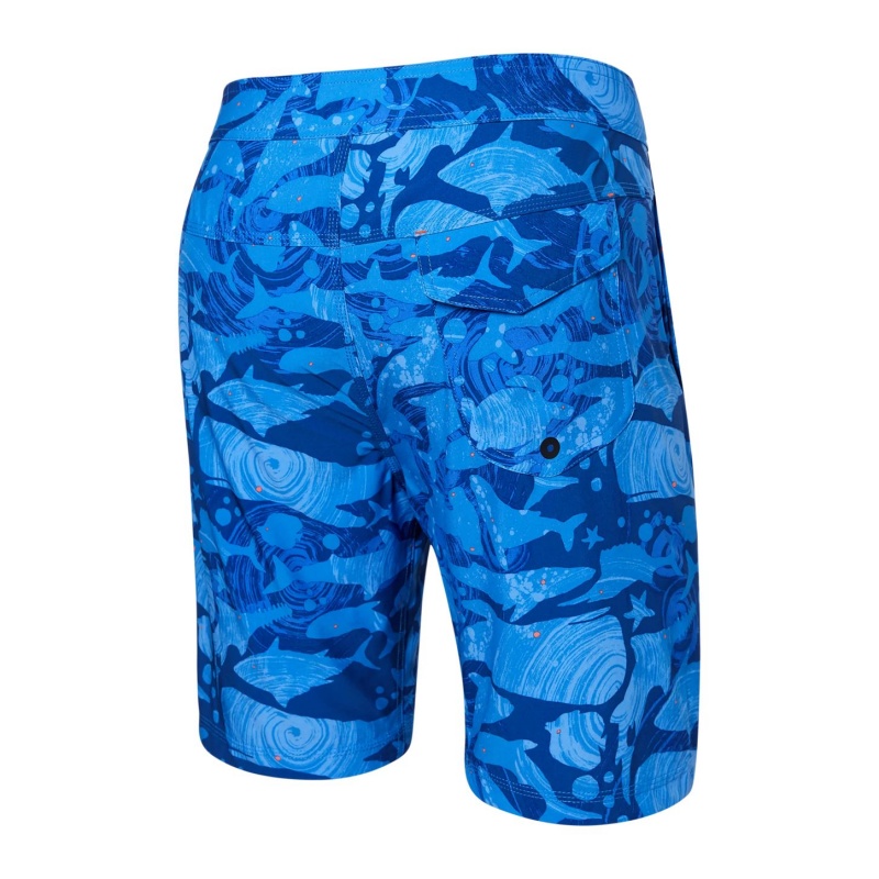 Saxx Betawave Swim Shorts | 6931-BAFNP